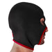 Cagoule Eyes Face Brutus Noire-Rouge