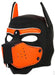 Cagoule Néoprène ENJOY PUPPY Noir-Orange