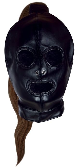 Cagoule Queue de cheval Brune Hood Tail