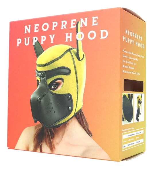 Cagoule Puppy Fox Néoprène Bleu-Blanc
