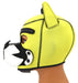 Cagoule Puppy Fox Néoprène Jaune-Blanc