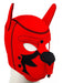 Cagoule Puppy Fox Néoprène Rouge-Noir