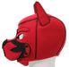 Cagoule Puppy Fox Néoprène Rouge-Noir