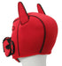 Cagoule Puppy Fox Néoprène Rouge-Noir