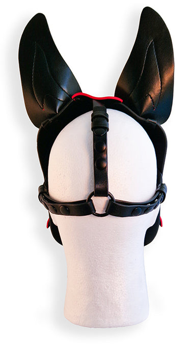 Cagoule Puppy Hood Noire et Rouge