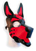Cagoule Puppy Hood Noire et Rouge