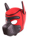 Cagoule PUPPY Néoprène Rouge-Noir