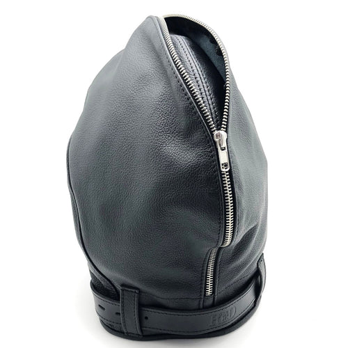 Cagoule sensorielle en cuir