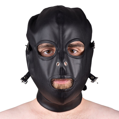 Cagoule SM avec baillon et masque