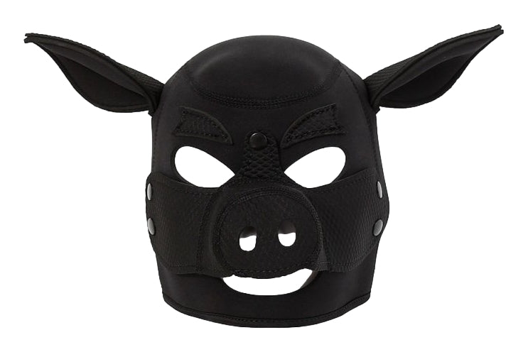 Cagoule Tête de Cochon Pig Noire