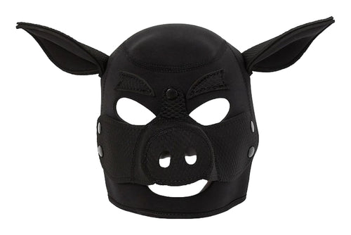 Cagoule Tête de Cochon Pig Noire
