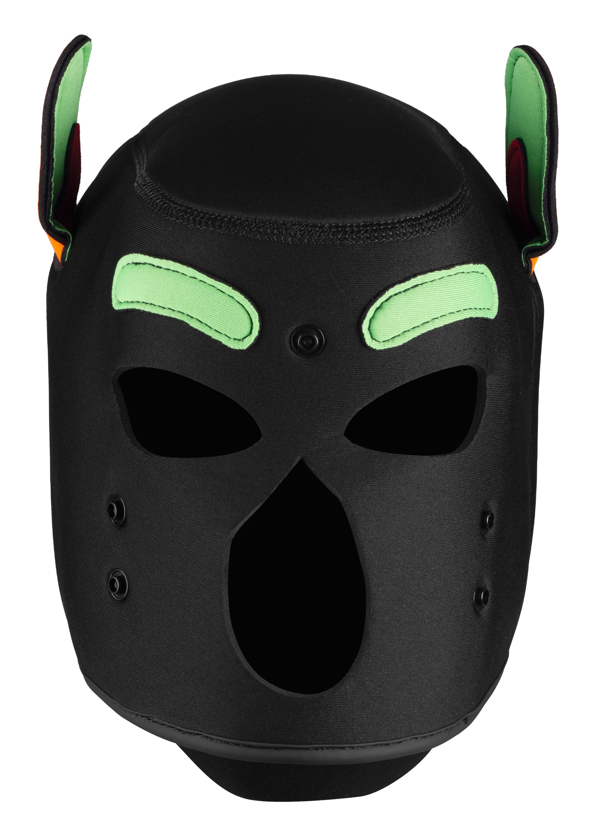 Cagoule Wolf Gang Noir-Orange