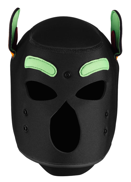 Cagoule Wolf Gang Noir-Orange