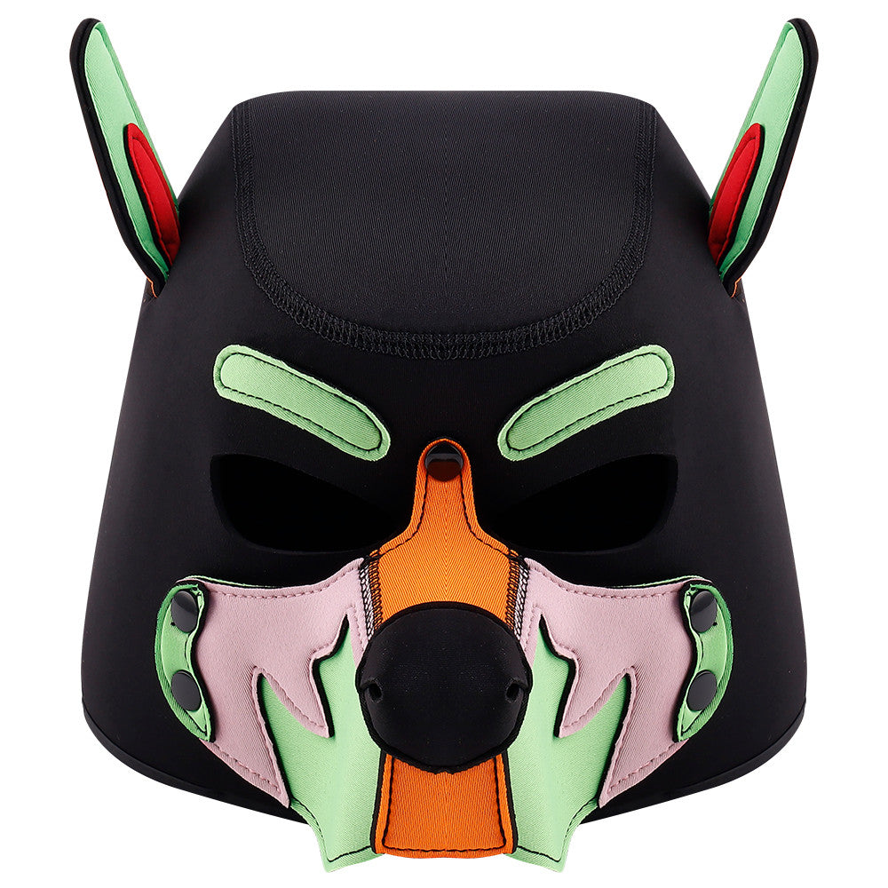 Cagoule Wolf Gang Noir-Orange