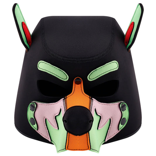 Cagoule Wolf Gang Noir-Orange