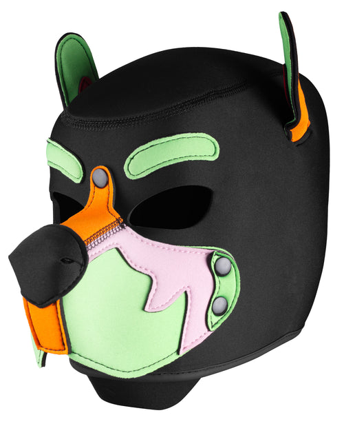 Cagoule Wolf Gang Noir-Orange