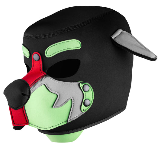 Cagoule Wolf Gang Noir-Vert