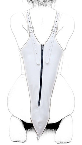 Camisole Strict Leather Zipper