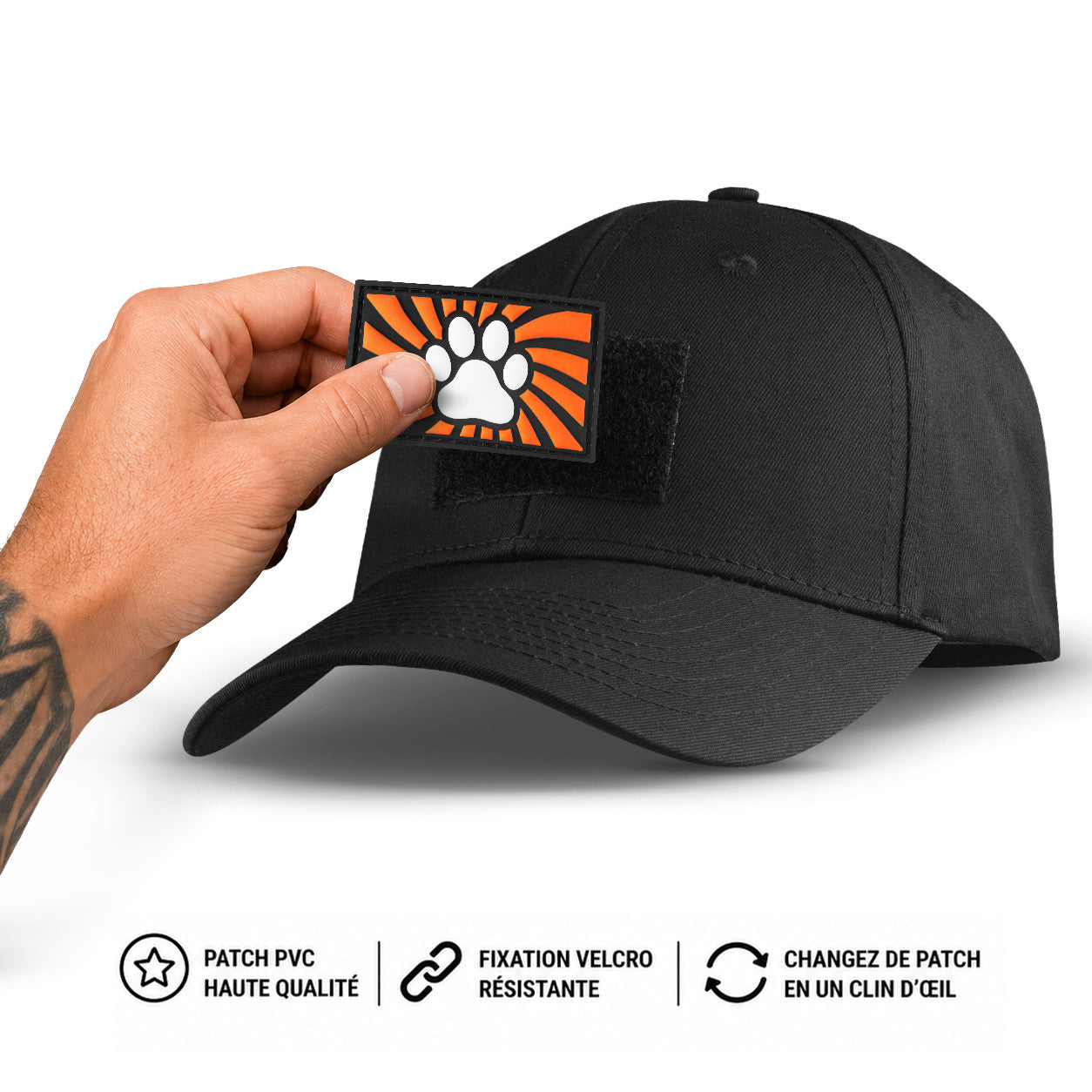 Casquette Fuck & Fist Paw Orange