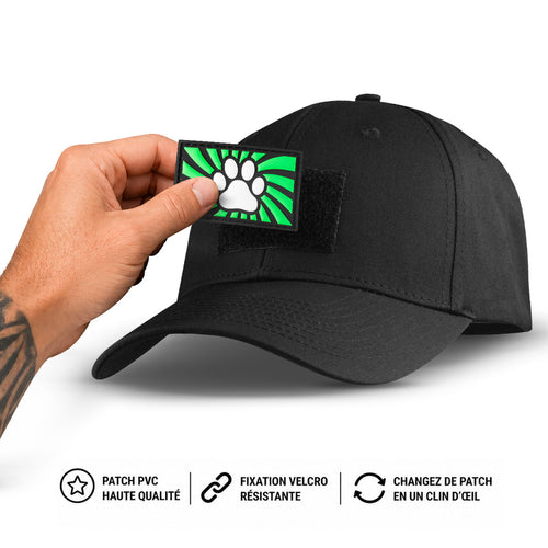 Casquette Fuck & Fist Tag Paw Vert
