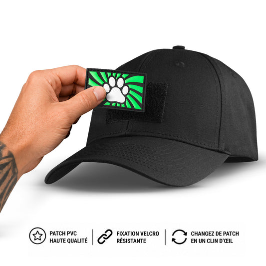 Casquette Fuck & Fist Tag Paw Vert