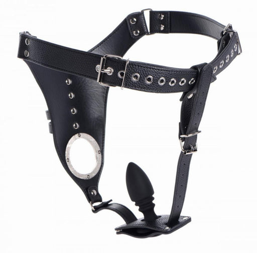 Ceinture de chasteté avec plug Strict Male 8.5 x 3.3cm