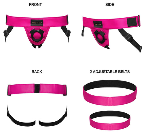 Ceinture Harnais pour Gode Strap-On-Me Rose foncé