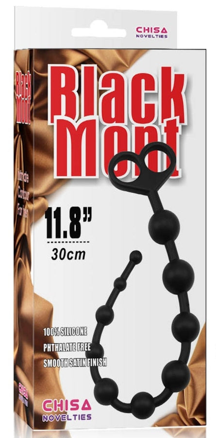 Chapelet anal Black Mont Beads 30 x 2.4 cm