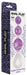 Chapelet anal Crystaltrio Violet 14 x 4.5cm
