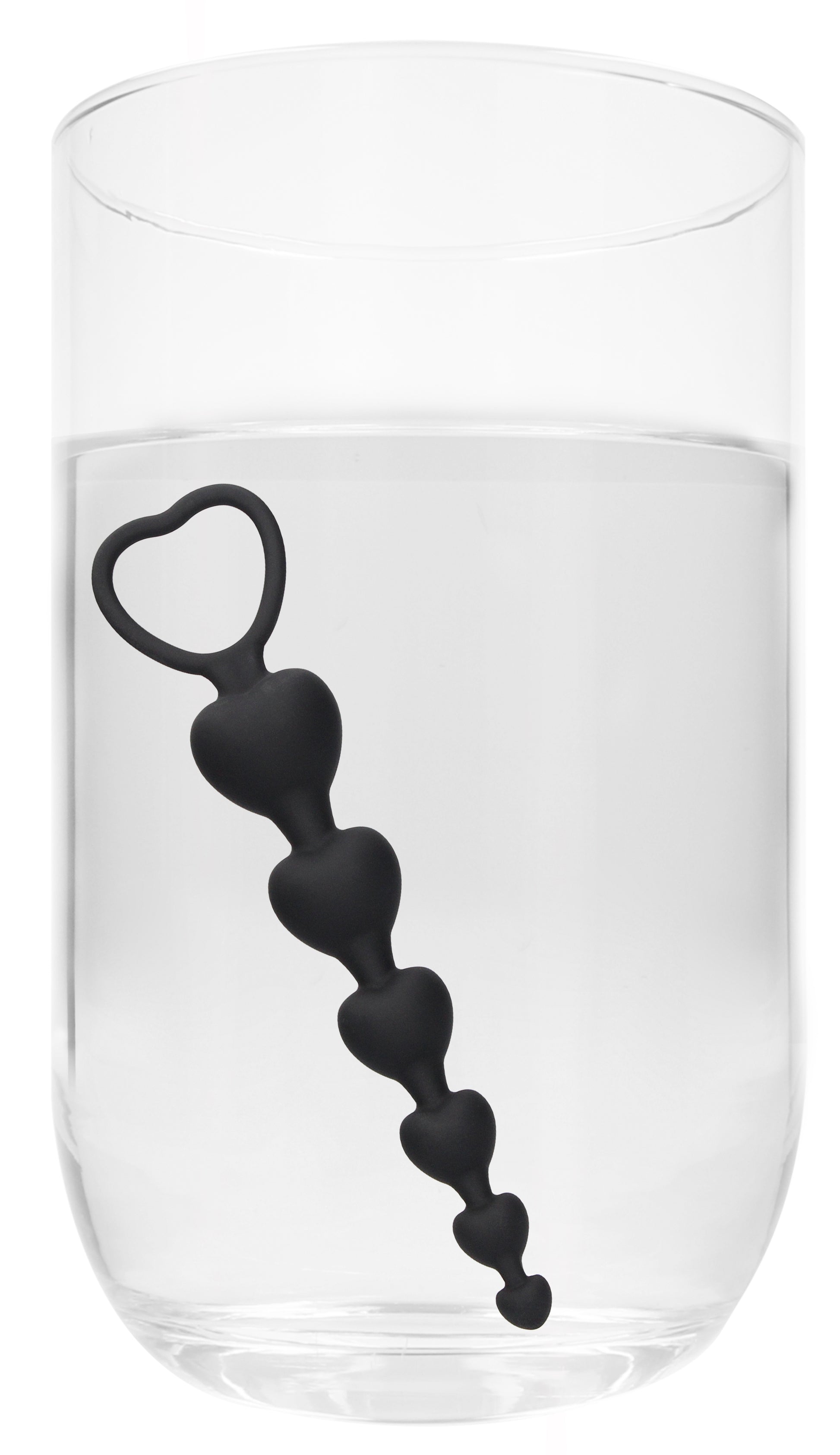 Chapelet silicone Anal Heart 15 x 3.2cm