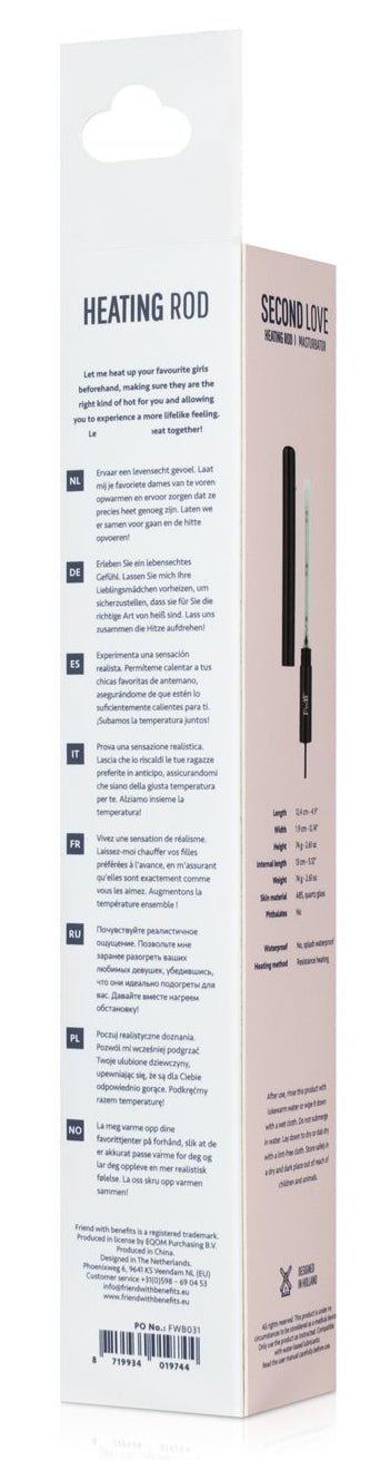 Chauffe-Masturbateur Heating Rod 13 x 2cm
