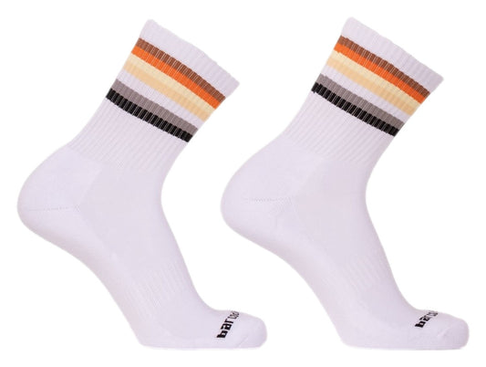 Chaussettes blanches Bear Flag Fetish Half Socks