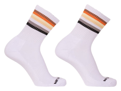 Chaussettes blanches Bear Flag Fetish Half Socks