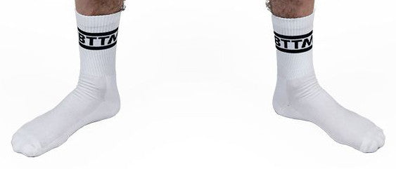 Chaussettes blanches BTTM x2 Paires