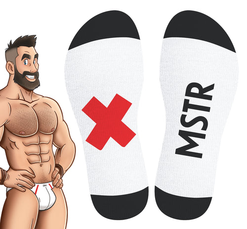 Chaussettes blanches Mstr SneakXX