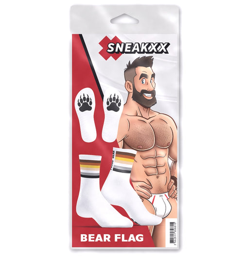 Chaussettes blanches Proud Bear SneakXX