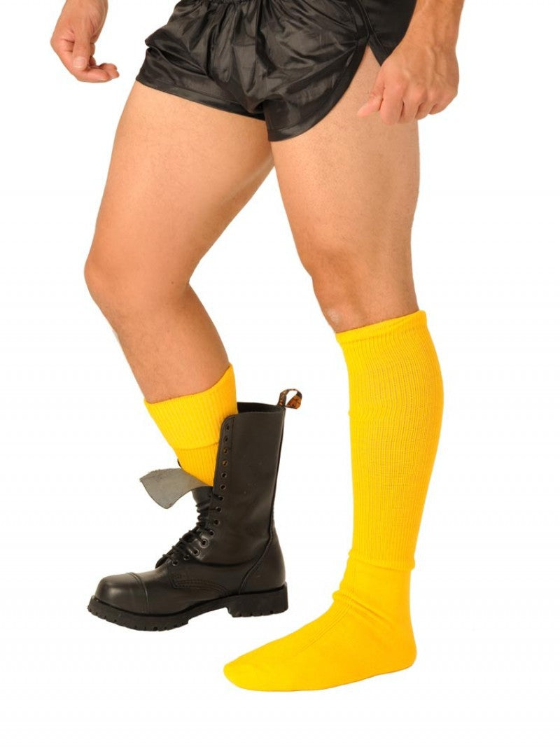 Chaussettes Boots Jaunes