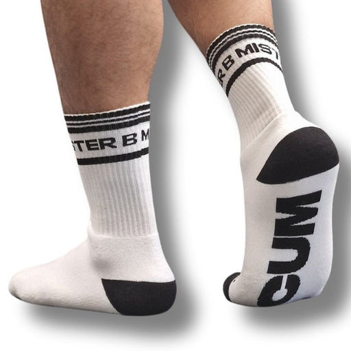 Chaussettes Cum Dump Blanches