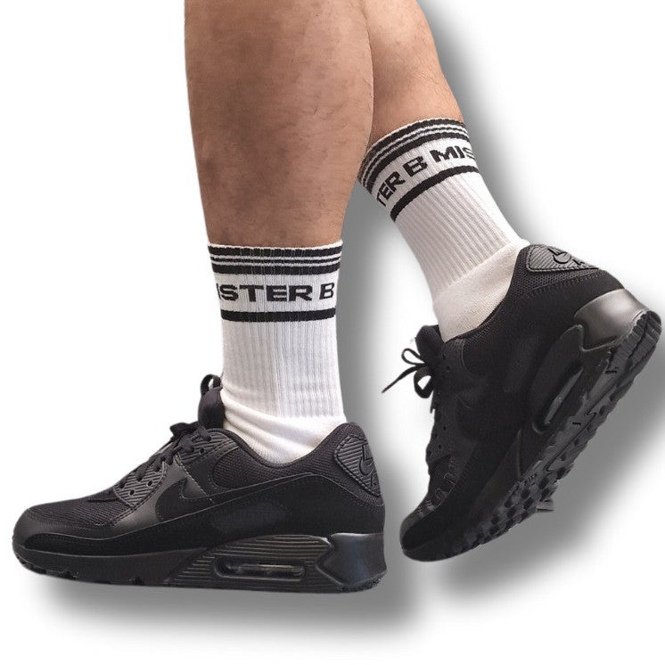 Chaussettes Cum Dump Blanches