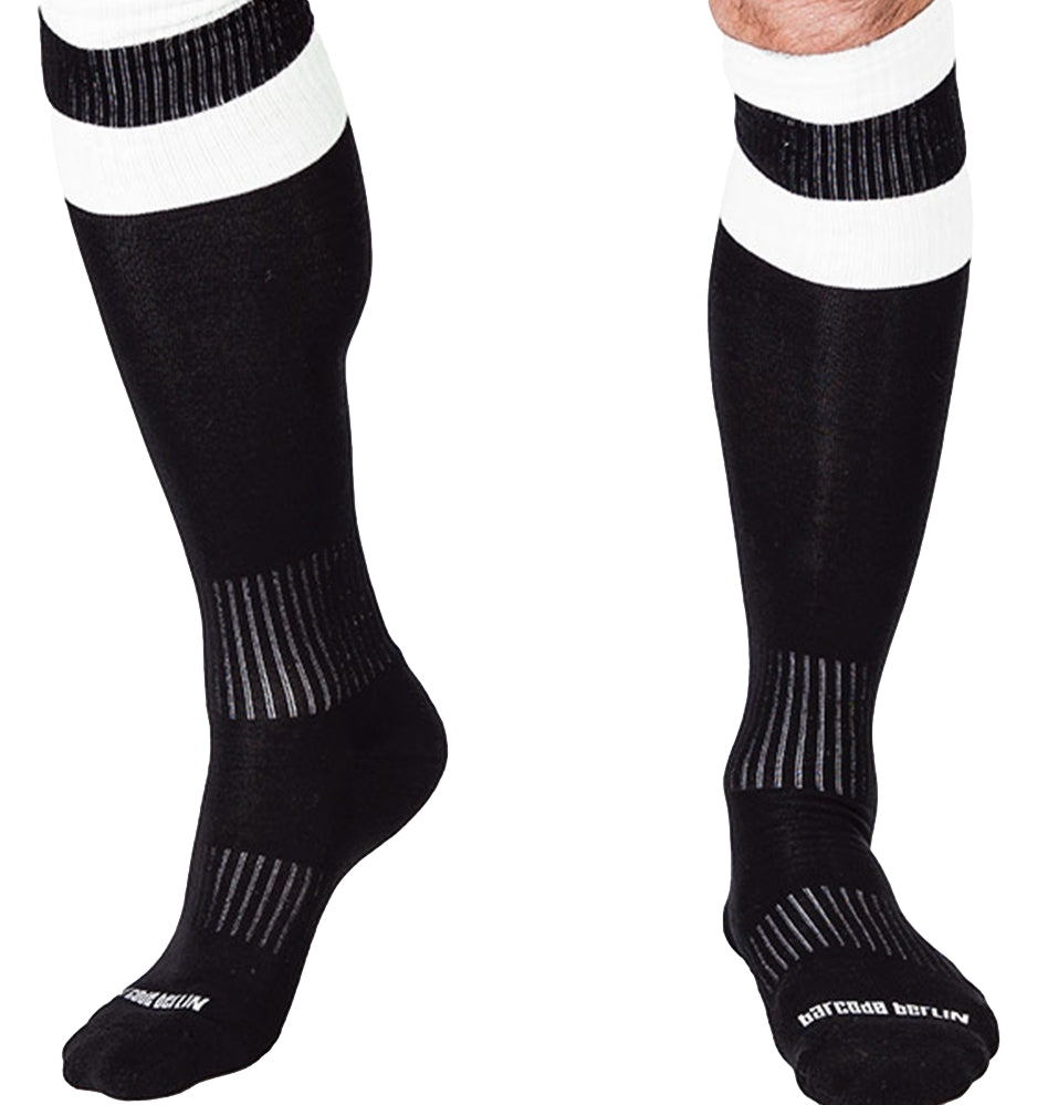 Chaussettes FOOTBALL SOCKS Noir-Blanc