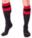 Chaussettes FOOTBALL SOCKS Noir-Rouge