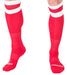 Chaussettes Football Socks Rouge-Blanc