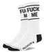 Chaussettes Fuck Me Blanches