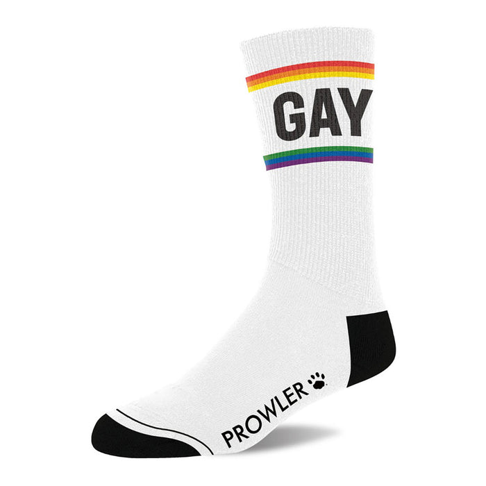 Chaussettes Gay Blanc-Rainbow