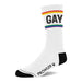 Chaussettes Gay Blanc-Rainbow