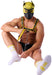 Chaussettes Good Boy Blanc-Jaune