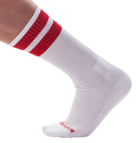 Chaussettes Gym Socks Blanc-Rouge