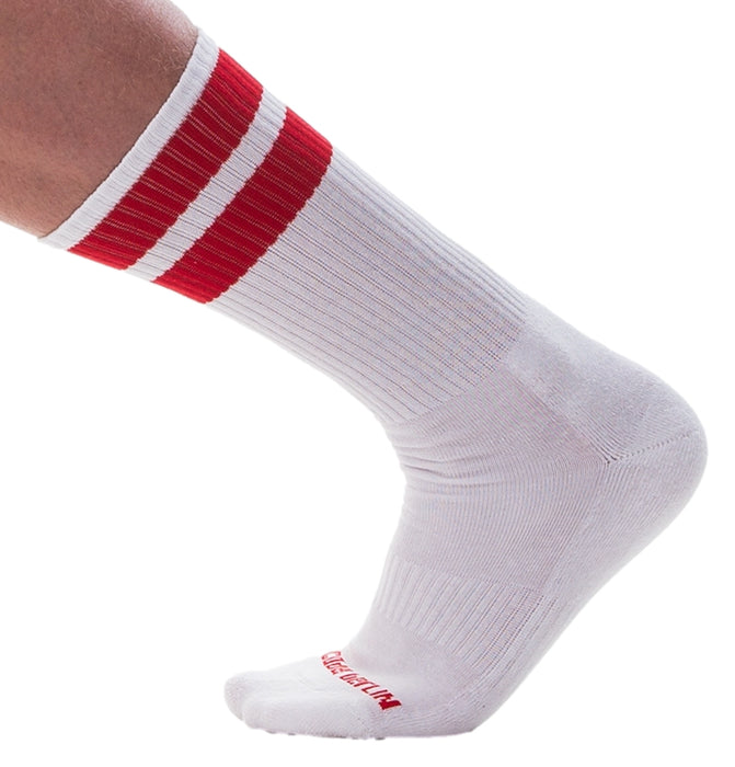 Chaussettes Gym Socks Blanc-Rouge