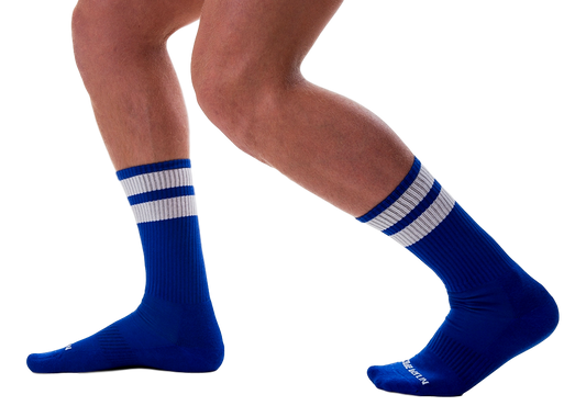 Chaussettes Gym Socks Bleu-Blanc
