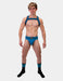 Chaussettes Gym Socks Noir-Bleu fluo